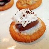 クリームチーズ・チョコ・ホイップ・珈琲の焼きリッツ